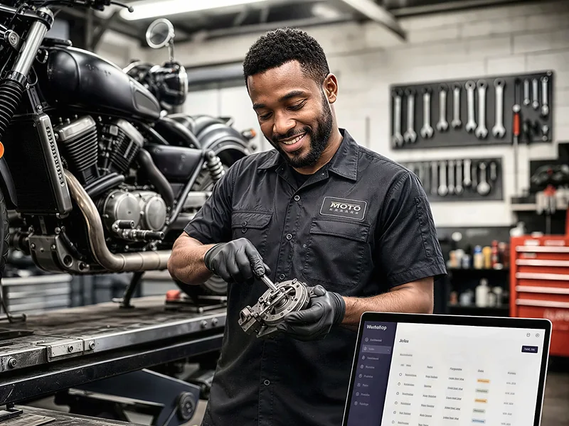 Motorcycles repair workshops